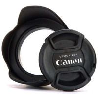 雷摄(LEISE) 62MM镜头盖+遮光罩套装(佳能)