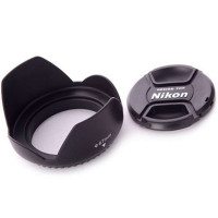 雷摄(LEISE) 67MM镜头盖+遮光罩套装(尼康)