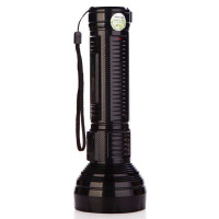 久量LED充电式高亮手电筒黑色LED-9002