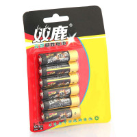 双鹿 碱性5号6粒卡LR6/6B