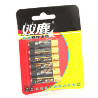 双鹿 碱性7号6粒卡LR03/6B