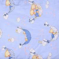 龙之涵竹纤维印花绗缝U口睡袋春夏薄款100*150摇篮曲