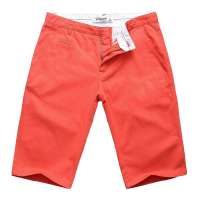 viishow 男装休闲裤短裤五色选KD030(红色/37)