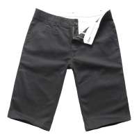 viishow 男装休闲裤短裤五色选KD030(黑色/37)