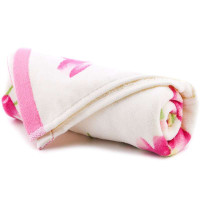 三利纯棉中国元素毛巾 红印花