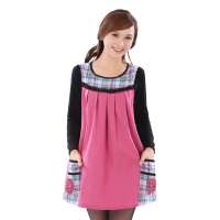 爱家防辐射银纤维孕妇装5063/玫红/L