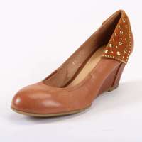 ST&SAT星期六棕色羊皮女装单鞋(瓢鞋)SSA3SP498022棕色35