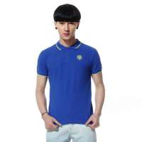 唐狮 男式 窄领POLO恤衫111211026076(靛蓝L)