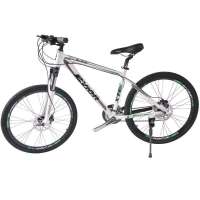 DTFLY飞行 26寸山地自行车2013款油压碟刹曼哈顿X2 24级变速动感白绿色