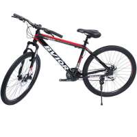 BVIOR百威尔 26寸山地自行车2013款碟刹版迈腾M530 21级变速深黑丹霞红