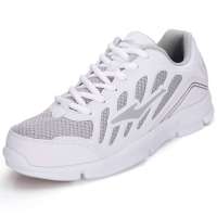 鸿星尔克男常规跑鞋11113103084-001正白/浅灰42