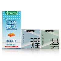 冈本 点子冰冰10片装+极润3片+芦荟3片