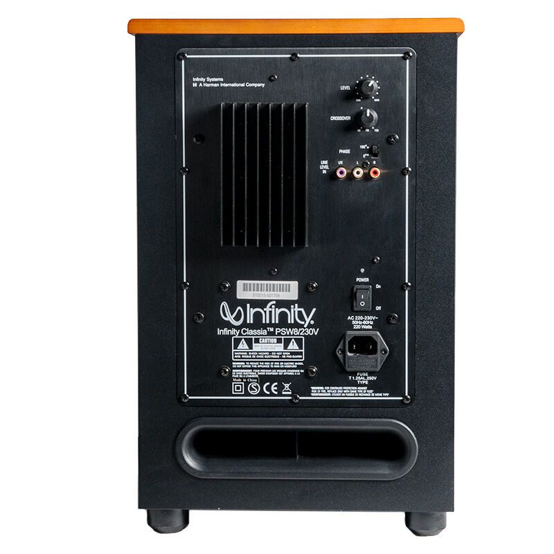 燕飞利仕(Infinity)CLASSIA 家庭影院套装 PSW-8 低音扬声器