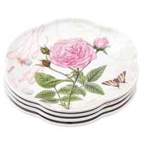 shall希尔玛格丽特系列 6英寸花形浅碟四件套SL 8907