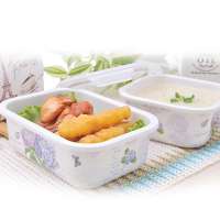 shall希尔紫阳花系列中号密胺保鲜盒两件套 SL 8916