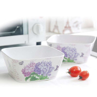 shall希尔紫阳花系列5”方形沙拉碗2件套SL 69705-2
