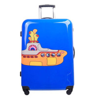 the Beatles披头士旅行箱YELLOW SUBMARINE系列ABS+PC四轮万向旋转拉杆箱65cm24寸YS00265印花