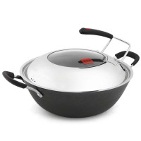 炊大皇 32cm铸铁永不锈炒锅 电磁炉通用 CKN5732YK