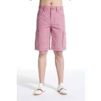 唐狮 男式 休闲多袋中裤111212092007(夕阳红28)