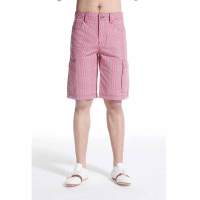 唐狮 男式 休闲多袋中裤111212092007(夕阳红33)