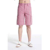 唐狮 男式 休闲多袋中裤111212092007(夕阳红34)