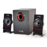 长城2.1多媒体有源音箱GW118（长城红）