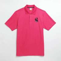 361°男翻领短T恤5214153深粉XXL