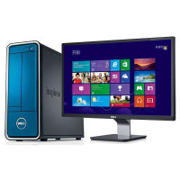 戴尔(DELL)660s-R678L台式主机 23英寸显示器(i3-3240 4G 500G 1G独显 Win8 蓝色)