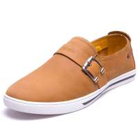 木村树男式透气休闲鞋M363814金黄43