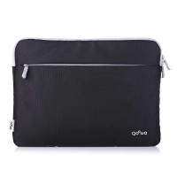 酷蛙13.3寸中性easy系列纹布笔记布本电脑内胆包1240黑色灰边