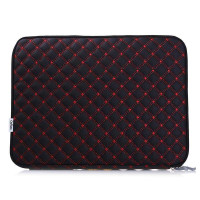 酷蛙15.6寸中性SSKIN系列高弹性菱形纹笔记本内胆包1230黑红色