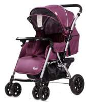 Hope/呵宝童车 加大加宽型高档推车可换向、平躺婴儿车HP-710紫色