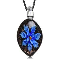 TFF蒂凡 天然古法琉璃吊坠  海洋之心