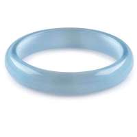 TFF蒂凡 玻璃猫眼石手镯 浅蓝