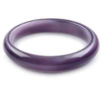 TFF蒂凡 玻璃猫眼石手镯  浅紫