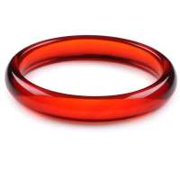 TFF蒂凡 玻璃猫眼石手镯  大红