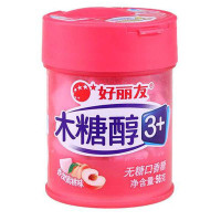 好丽友木糖醇香甜蜜桃薄荷56g