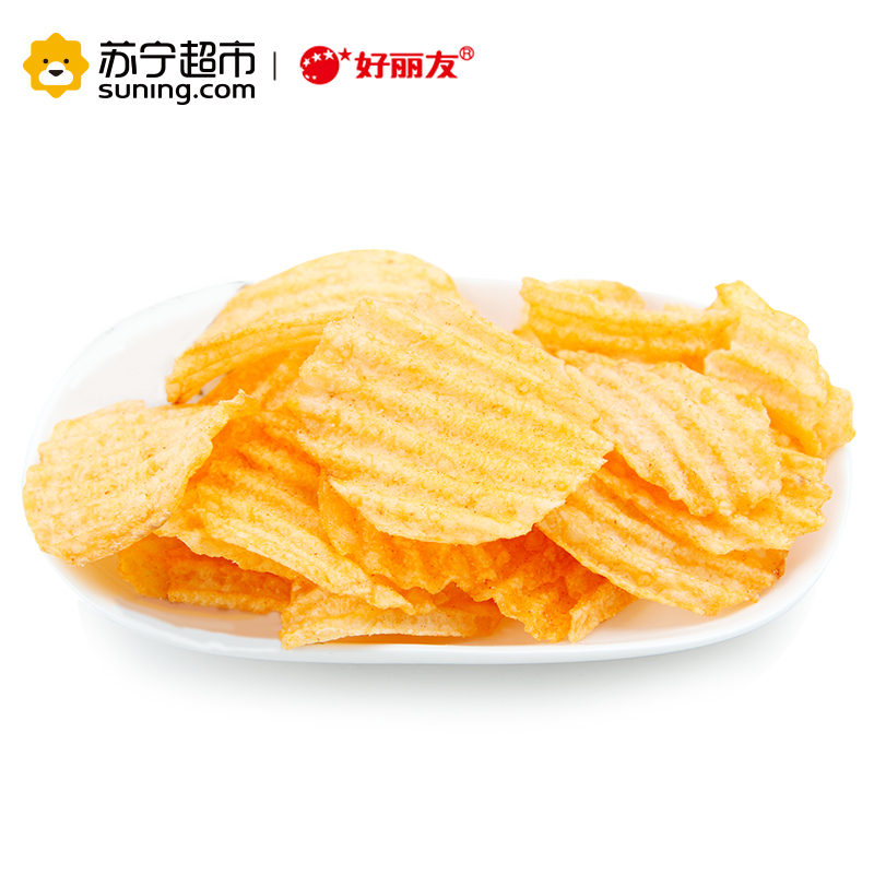 好丽友 (Orion) 好友趣(醇香番茄味)75g/袋 (新老包装交替发货中)薯片 零食 膨化 袋装 好丽友出品