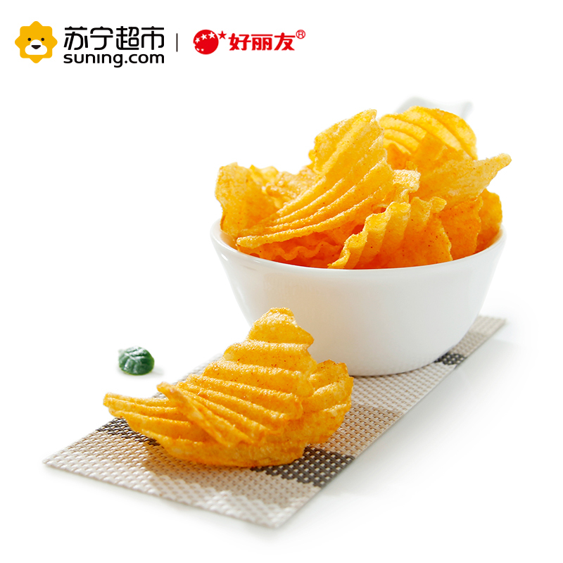 好丽友 (Orion) 好友趣(醇香番茄味)75g/袋 (新老包装交替发货中)薯片 零食 膨化 袋装 好丽友出品