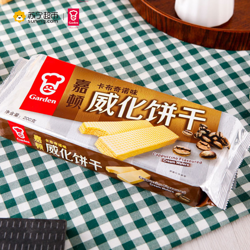 嘉顿 威化饼干(卡布奇诺味)200g/袋