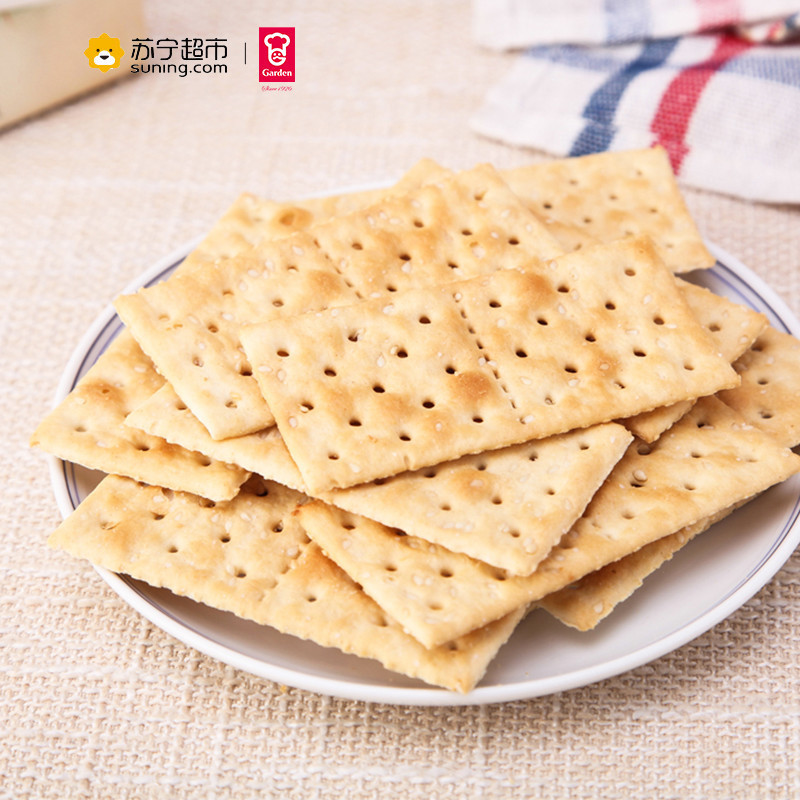 嘉顿(Garden) 梳打饼干(芝麻味)420g/袋