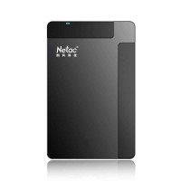 朗科移动硬盘E218 750G USB3.0 时尚“格”装,潮流前端 黑色