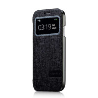 摩米士(MOMAX)开窗保护皮套 适用于适用于三星Galaxy S4 I9500 黑色