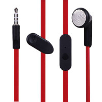 爱易思 E803 3.5接口有线耳机(红)