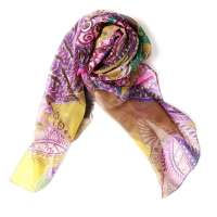 钱塘荷韵亚马逊雪纺长巾1407-4