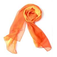 钱塘荷韵单色渐变乔其纱长巾1415-1