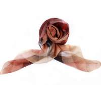 钱塘荷韵经典英伦格子雪纺长巾1419-2