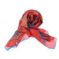 钱塘荷韵天穹雪纺长巾1446-1