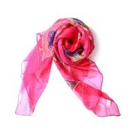 钱塘荷韵幸运之树雪纺长巾1450-2