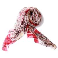 钱塘荷韵风格雪纺长巾1452-2